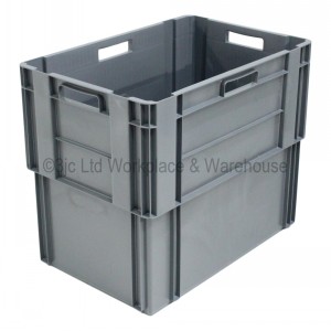 Standard Euro Box 60cm Solid Sides & Base 99 Litre